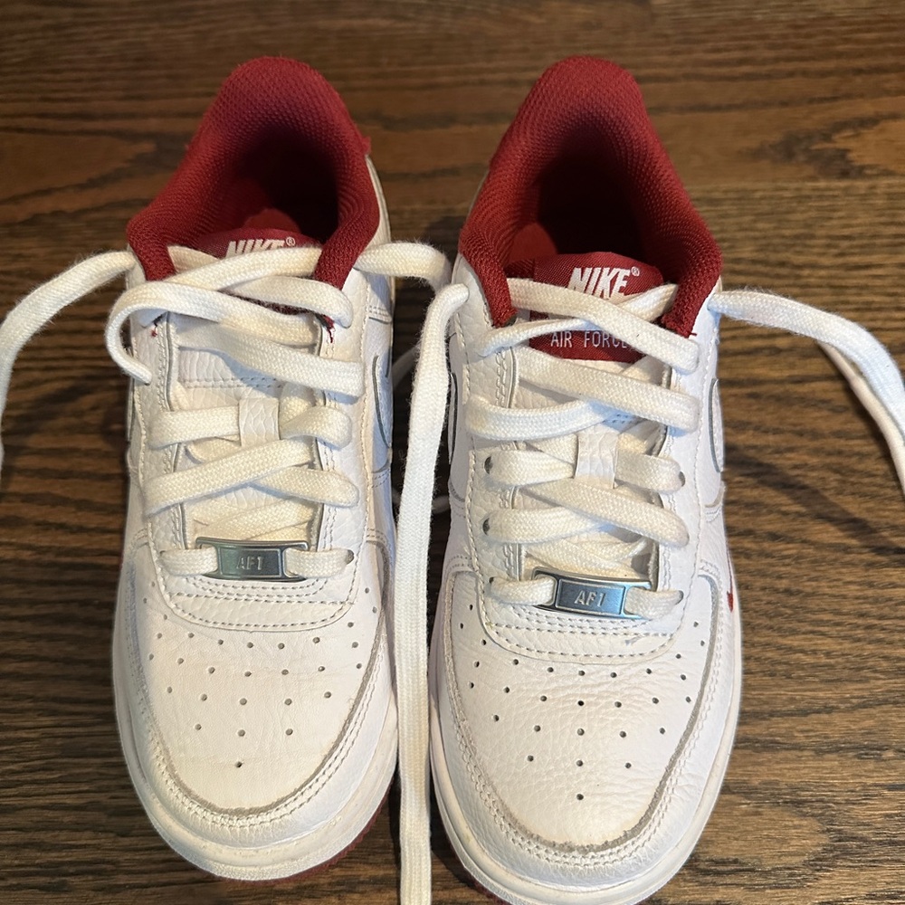 Nike Kids Sneakers - White and Red